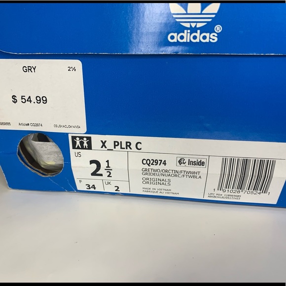 Adidas Original Kids X_PLR C Running Shoes - Picture 4 of 5